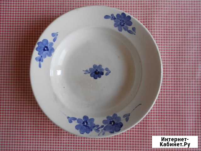 Тарелка суповая. Конаково 1941-1946 гг Тверь - изображение 1