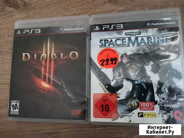 Diablo 3 и Warhammer Space Marine PS3 Мытищи - изображение 1