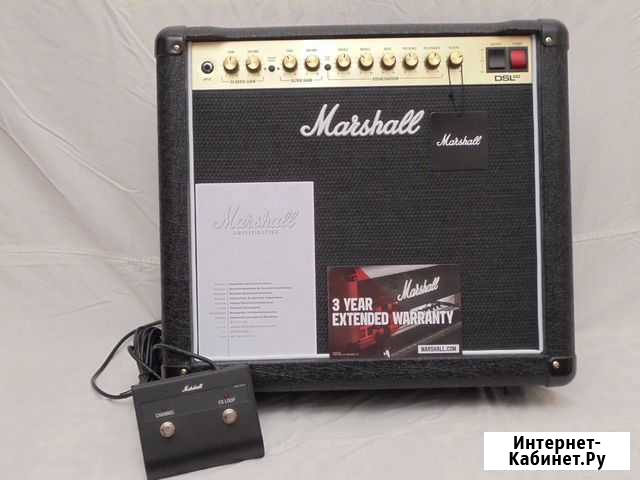 Ламповый комбоусилитель Marshall DSL20CR Барнаул - изображение 1