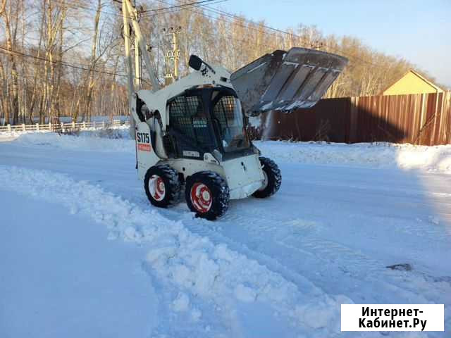 Уборка расчистка от снега BobCat S175 Омск - изображение 1