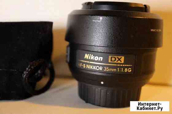 Объектив Nikon DX AF-S 35mm 1.8G Нижнекамск