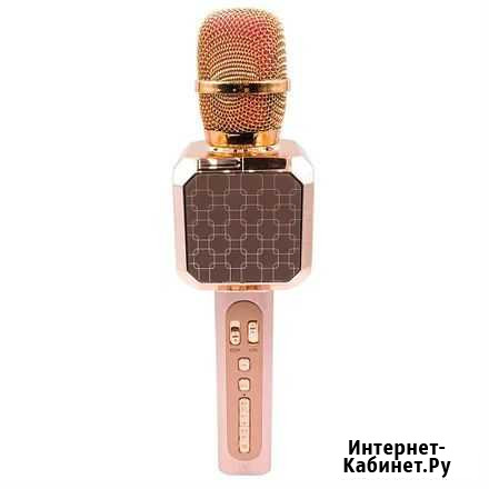Микрофон беспроводной караоке YS-05 розовый Новосибирск - изображение 1