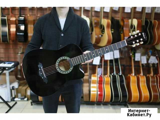 Акустическая гитара Belucci BC3810 BK черная Челябинск - изображение 1
