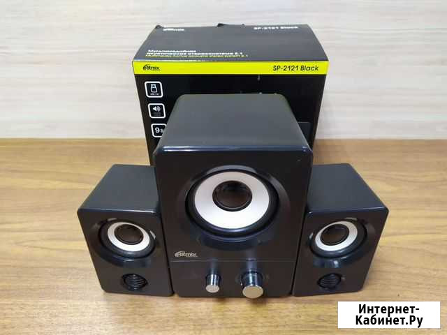 Акустическая система 2.1 Ritmix SP-2121 новая Прокопьевск - изображение 1