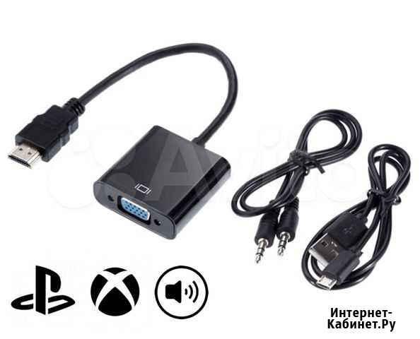 Переходник hdmi - vga (новый) Владимир - изображение 1
