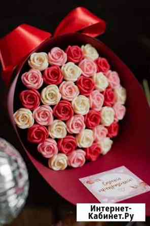 Съедобные букеты шоколадные розы цветы казань Казань