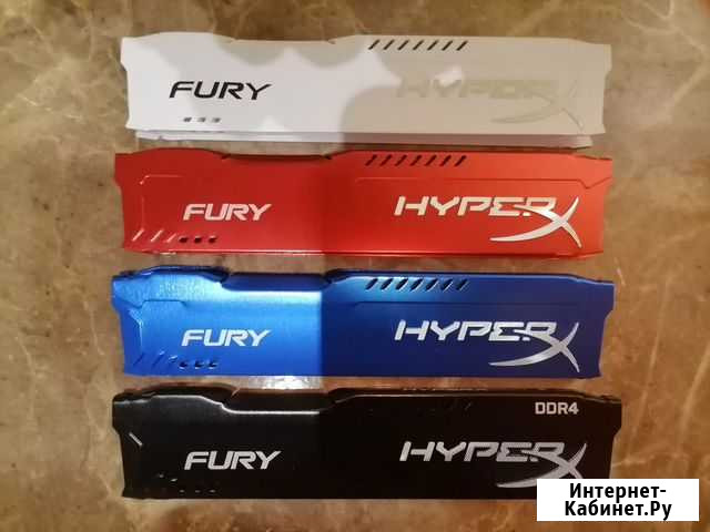 Радиаторы Охлаждения Озу HyperX Fury DDR1,2,3,4 Санкт-Петербург - изображение 1