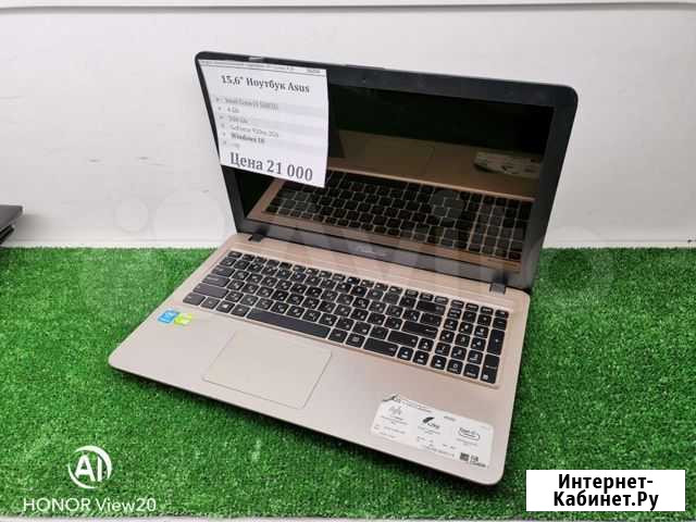 15.6 ноутбук asus i3 5005U/4Gb/500Gb/NV920m Абакан - изображение 1