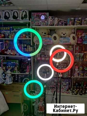 Кольцевые лампы Rgb и 3цвета новые Белая Калитва - изображение 1