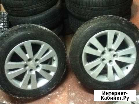 Original R18 5х114 Subaru Tribeca На Шипах бу 1сез Нижний Новгород - изображение 1