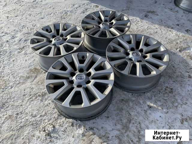 Литье Toyota Prado 150 R18 6*139.7 et25 4шт Омск - изображение 1