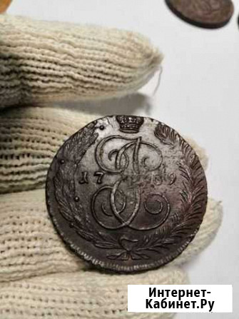 5 копеек 1789 ам, 1790 ам, 1785 км Кинешма - изображение 1