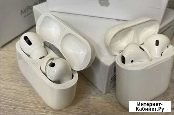 AirPods 2/AirPods Pro новые с гарантией Ярославль - изображение 1