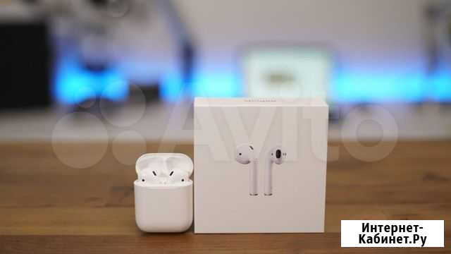 Airpods 2 (гарантия + чехол в подарок) Санкт-Петербург - изображение 1