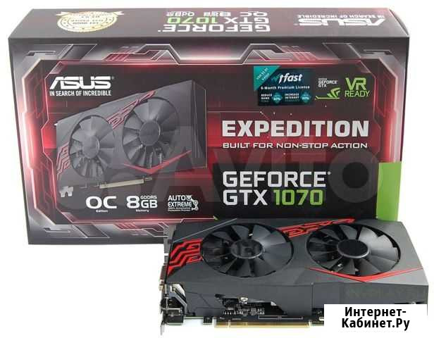 Видеокарта asus gtx 1070 Архангельск - изображение 1