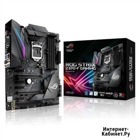 Материнская плата Asus ROG Strix Z370-F gaming Комсомольск-на-Амуре - изображение 1