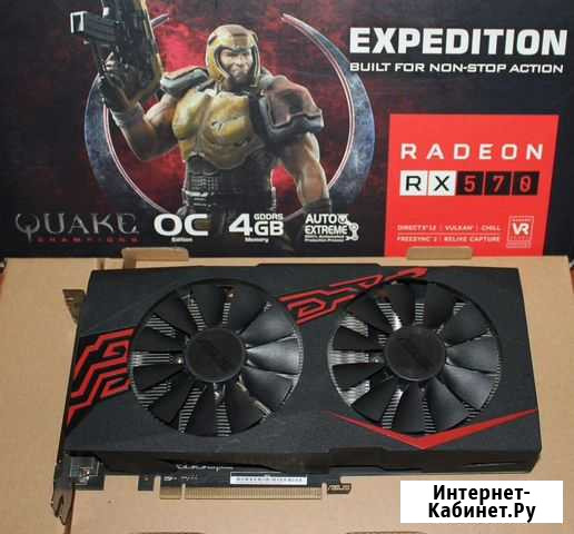 Asus RX 570 4gb Expedition OC Белово - изображение 1
