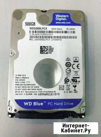 500Gb WD Blue Mobile (WD5000lpcx) для ноутбука Иркутск - изображение 1