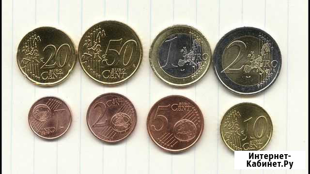 Монеты Евро обмен или продам Мурманск - изображение 1