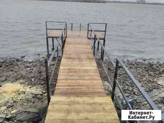 Пирс на винтовых сваях с обвязкой Томск