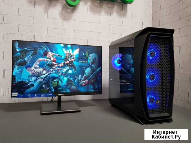 Игровой пк i3-10100F 16Gb GTX1650-4Gb SSD+HDD Брянск - изображение 1