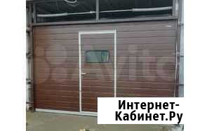 Ворота из стальных сэндвич-панелей с калиткой Ставрополь - изображение 1