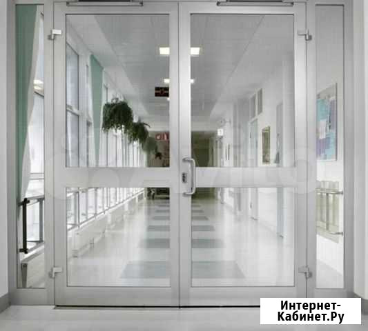 Двери из алюминия в административное здание Новосибирск - изображение 1