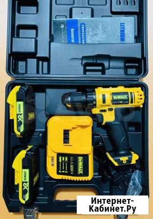 Аккумуляторная безударная дрель шуруповерт Dewalt Апрелевка - изображение 1