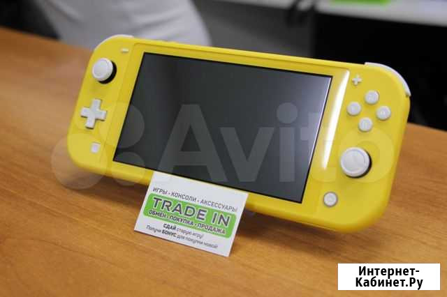Nintendo Switch Lite Желтый Б.У с гарантией Челябинск - изображение 1