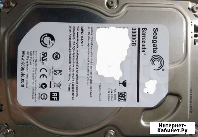 Жесткий диск 3 Тб Seagate Barracuda, практически н Самара - изображение 1