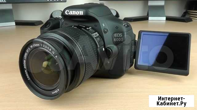 Зеркальный фотоаппарат canoneos 600dkit 18-55 Барнаул - изображение 1