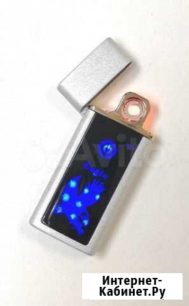 Зажигалка USB сенсорная Орёл серебристая Казань - изображение 1