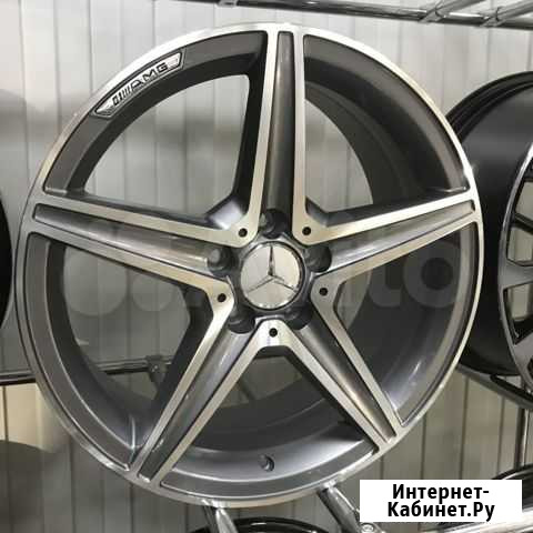 R18 5х112 ET35 j7,5 Mercedes AMG. Графит/плировка Хабаровск - изображение 1
