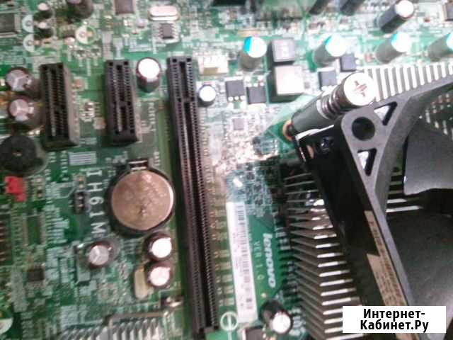 Материнская плата LGA1155 +процессор Тула - изображение 1