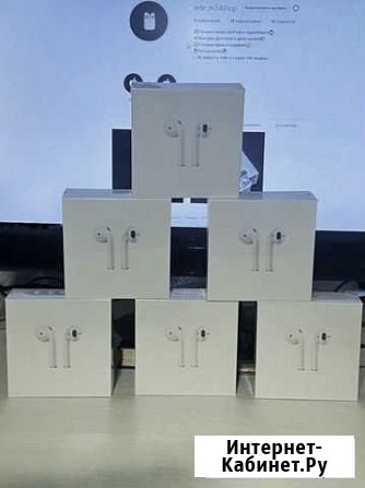 AirPods 2 Lux Реплика Волгоград - изображение 1