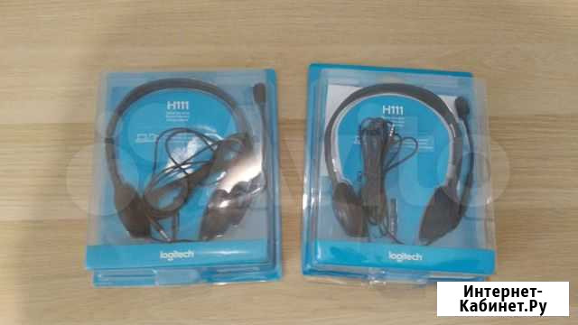 Наушники Logitech с микрофоном Киров - изображение 1