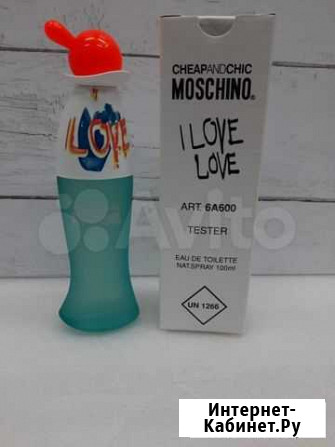 Moschino I love love 100ml туалетная вода тестер Химки - изображение 1