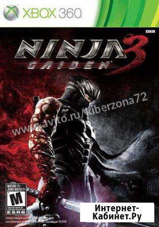 Ninja Gaiden 3 XBox 360 анг. б\у Тюмень - изображение 1