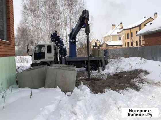 Бурение колодцев, Септиков, услуги ямобура Тюмень