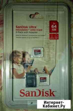 SanDisk Ultra 64Gb microsd UHS-I A1 667x, новая Йошкар-Ола