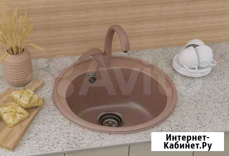Кухонная мойка из искусственного камня круглая Тюмень - изображение 1