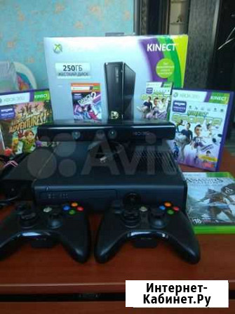 Xbox 360 250Гб с Kinect лицензия Орехово-Зуево - изображение 1