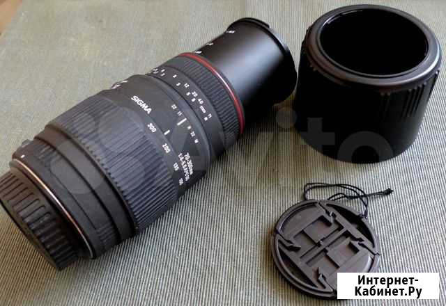 Sigma AF 70-300mm f/4-5.6 APO Macro DG Canon EF Ноябрьск - изображение 1