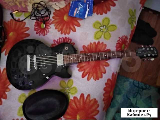 Epiphone LES paul studio LT ebony Архангельск - изображение 1