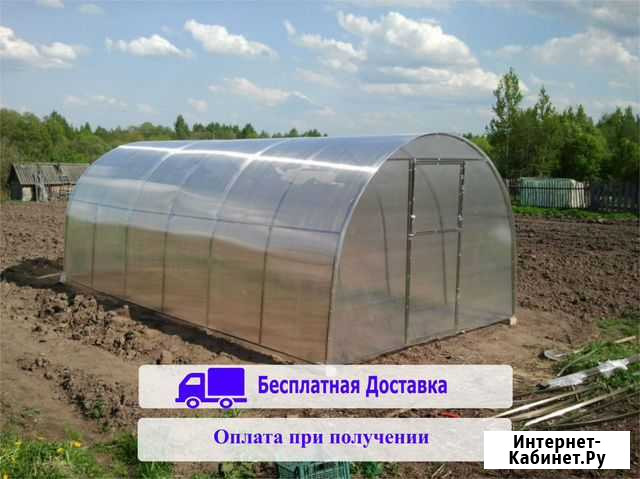 Теплица из поликарбоната 6 метров Яблоновский - изображение 1