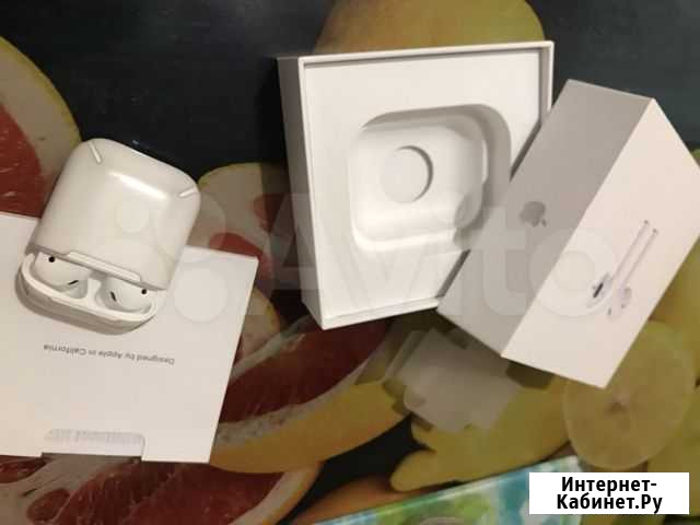 Airpods 2 оригинал с чеком Оренбург - изображение 1