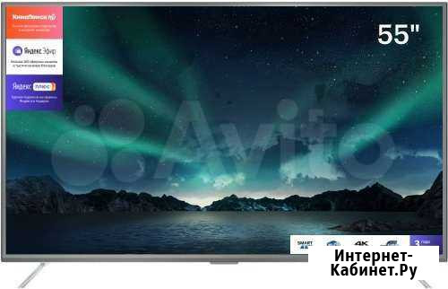 Телевизор Hi 55 дюймов smart tv 4k Ессентуки - изображение 1