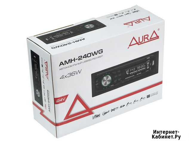 Автомагнитола Aura AMH-240WG (Red) Тюмень - изображение 1