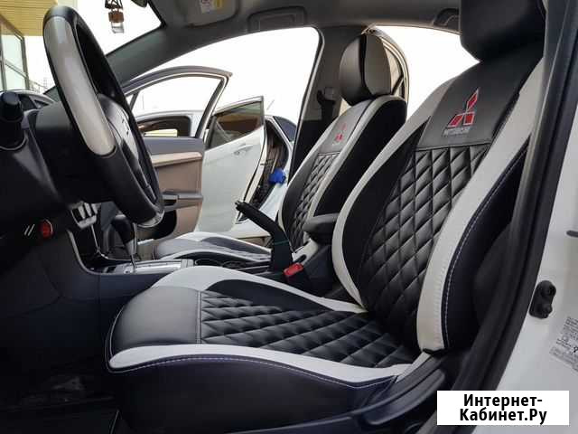 Авточехлы из экокожи с ромбами Когалым - изображение 1
