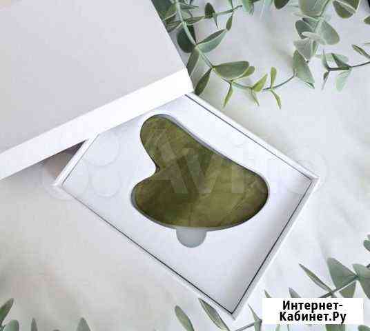 Скребок гуаша из нефрита Барнаул